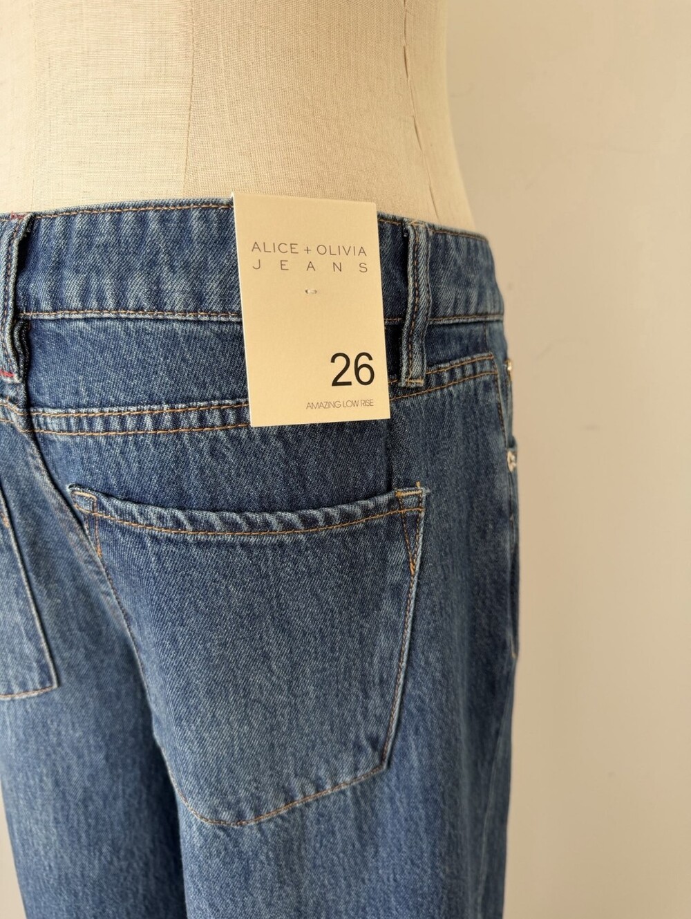 Alice + Olivia AMAZING EMBROIDERED JEAN - Picture 10 of 15